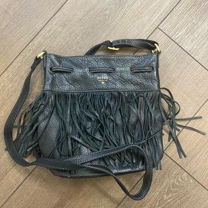 FOSSIL crossbody fringe purse
